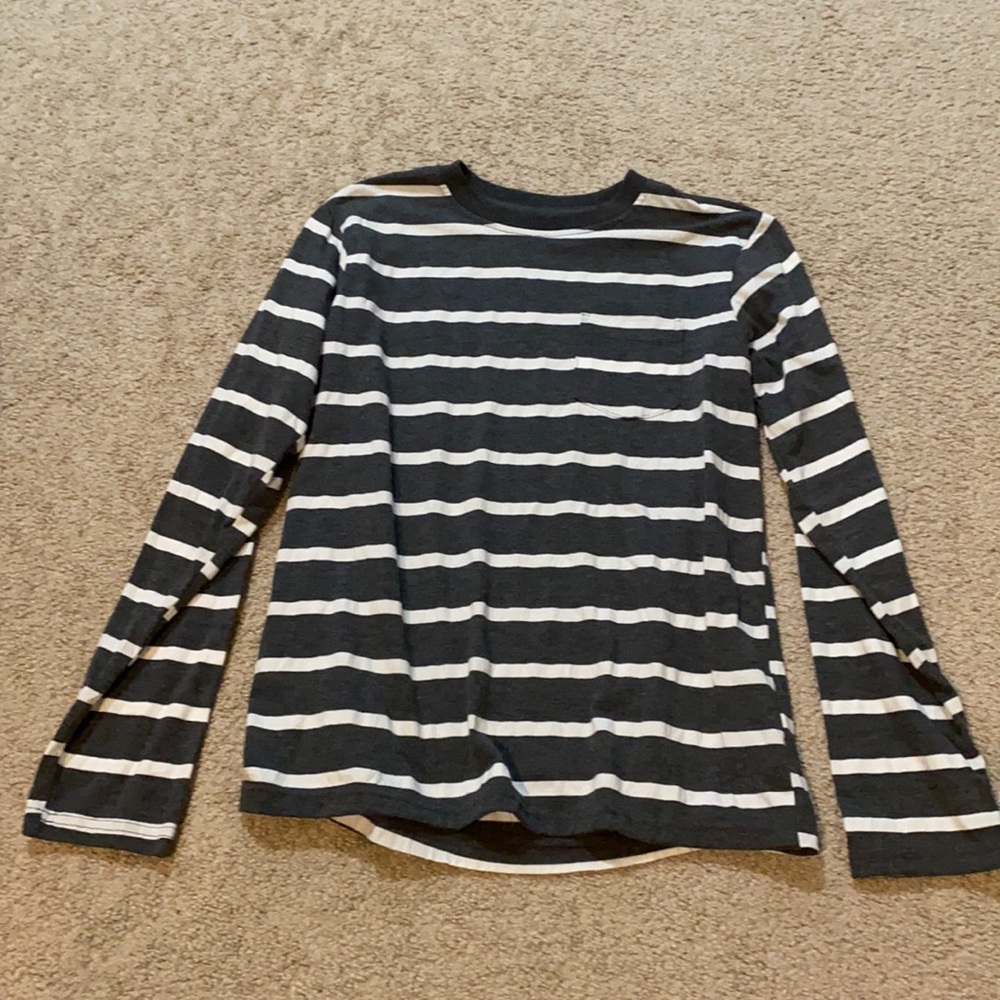 Boys Striped Long-Sleeve T-Shirt
